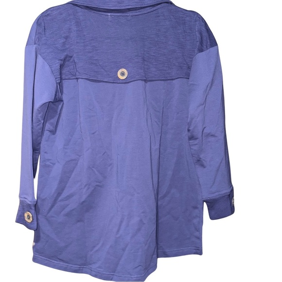 Neon Buddha Blue Shacket NWT - Picture 4 of 4